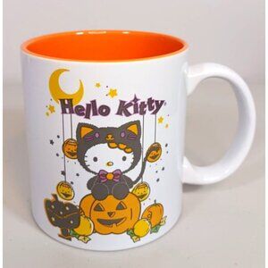 Hello Kitty Sanrio Halloween Pumpkin Ceramic Coffee‎ Tea Mug NWOT